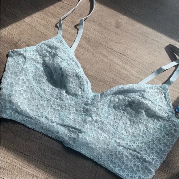 NWT Free People Longline Lele Bra Lace / Lace-Up
Top Light Blue XS - Picture 4 of 7